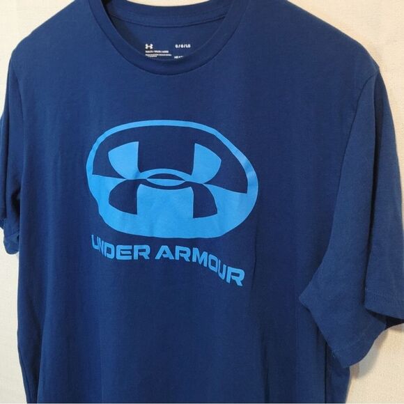 Under Armour Heat Gear Loose Tee Blue Size Large - Picture 2 of 9